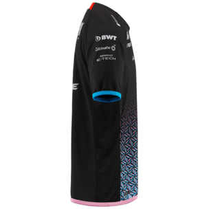 Kappa - Maglie gioco Bambino Nero - KOMBAT OCON ALPINE F1