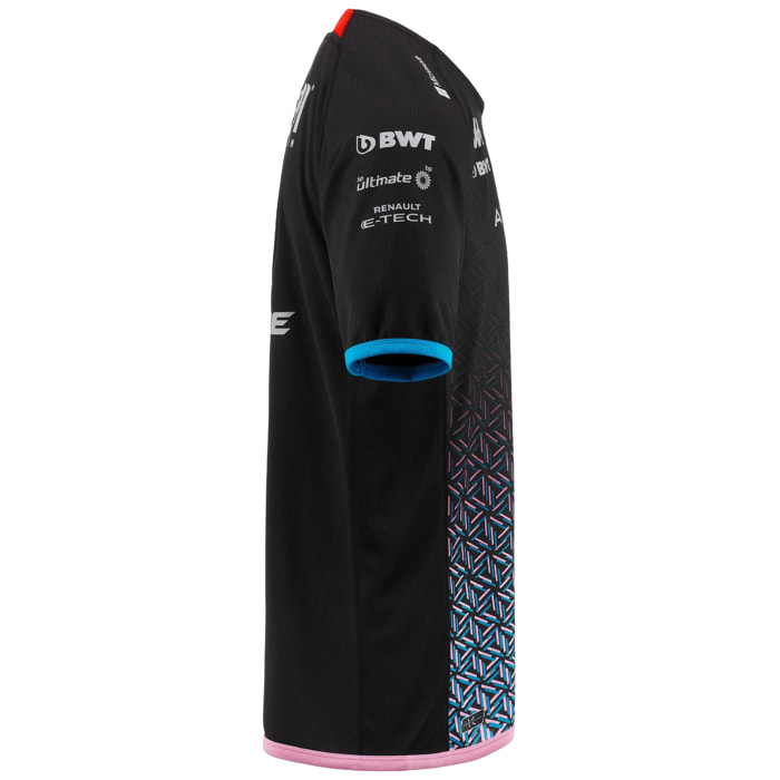 Kappa - Maglie gioco Bambino Nero - KOMBAT OCON ALPINE F1