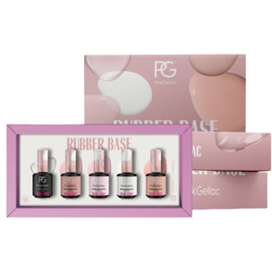 Set de Rubber Base Coats - 5x 15 ml