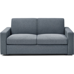 Canapé convertible express en tissu "Diana" - Couchage 120 cm - 2 places - Gris