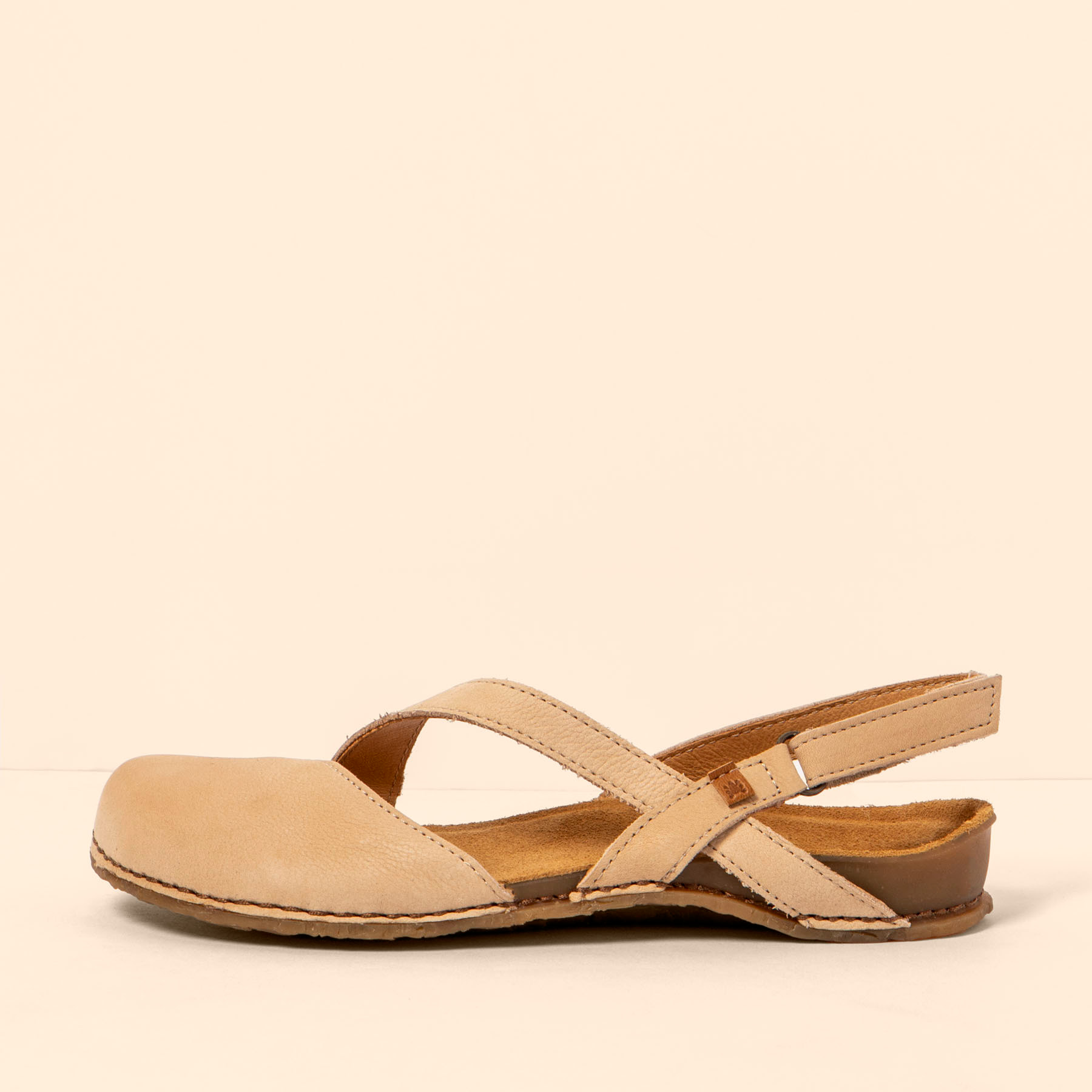 Sandalias N5813 NOBUCK LAVADO CREAM/PANGLAO color Cream