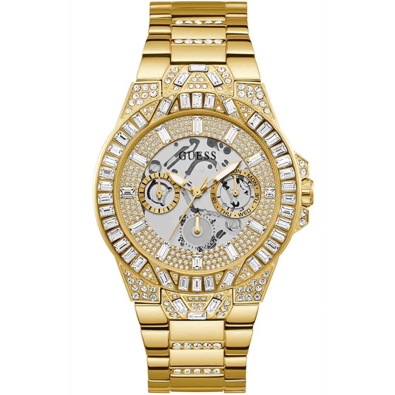 Reloj Guess GW0516G2 Hombre Analogico Cuarzo con Correa de Acero inoxidable