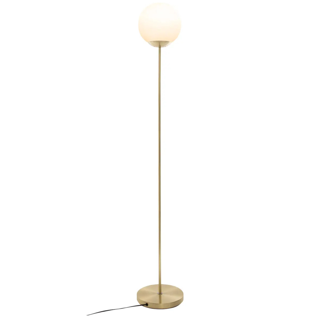 Lampadaire "Dris" métal doré H134cm