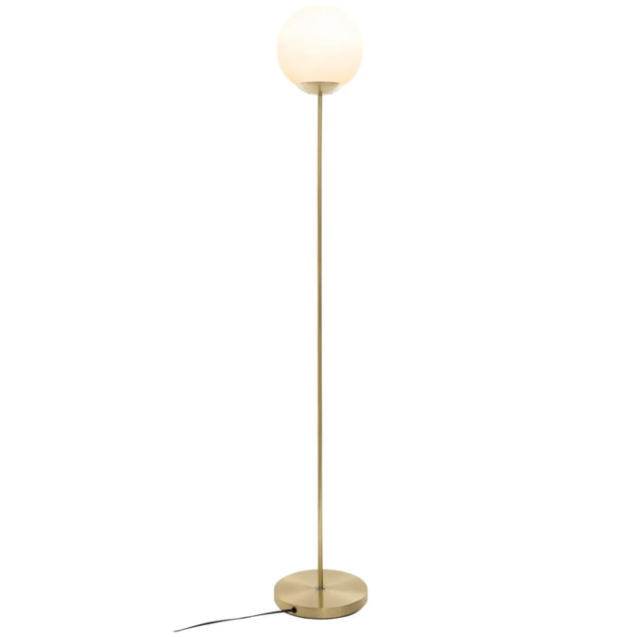 Lampadaire "Dris" métal doré H134cm