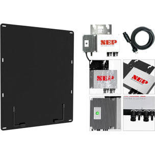 Abri de jardin métal - "Vegas" - 4.07 m² avec panneaux solaires