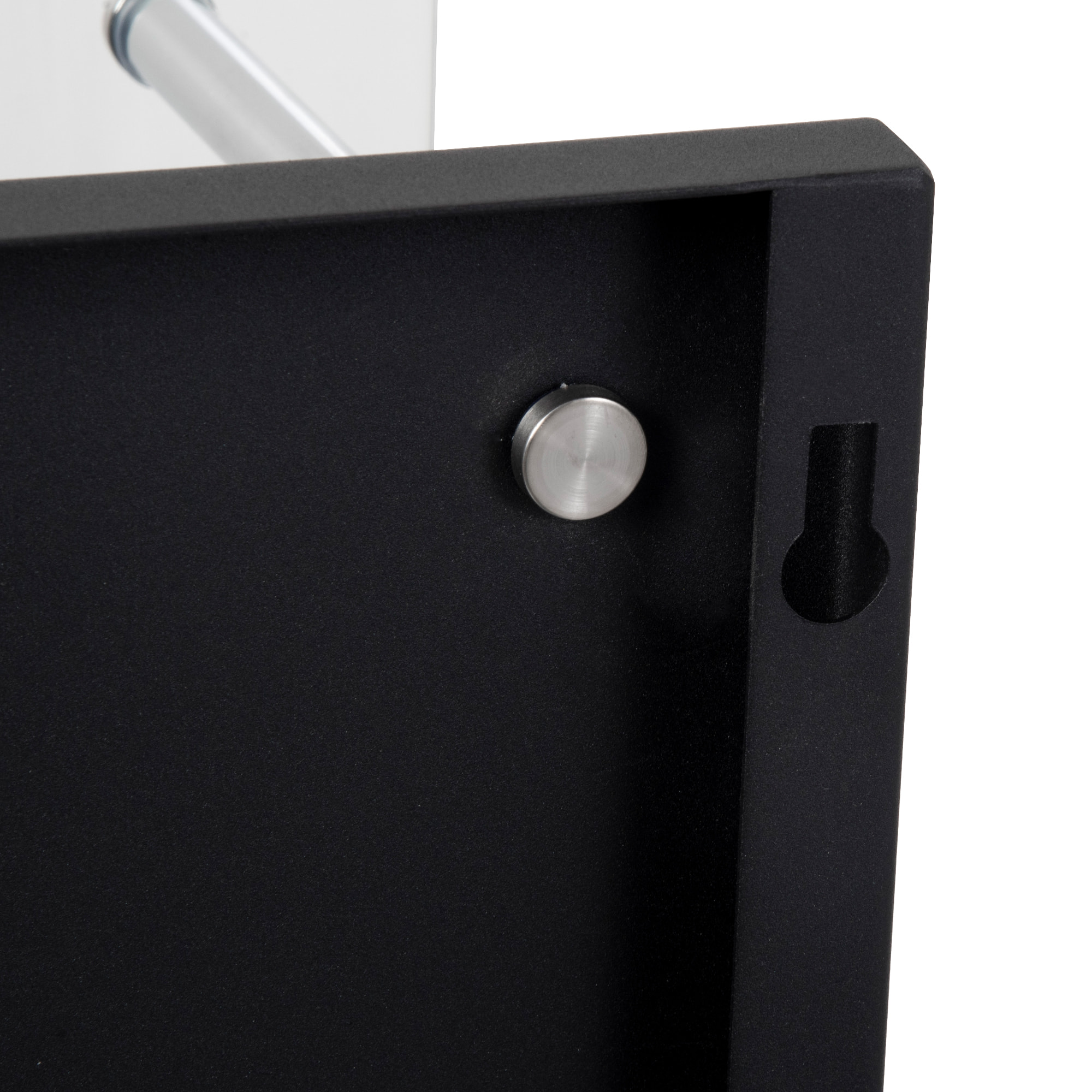 Cheminée bioéthanol murale design contemporain bruleur 0,9 L - couverture 20-25 m² - dim. 60L x 22l x 40H cm