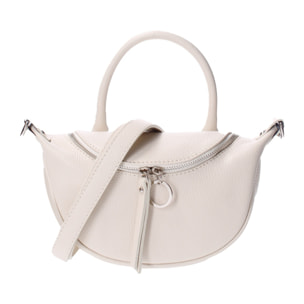 Borsa a mano da donna - Modello Mae - Vera pelle - 26.0 x 13.0 x 8.0 cm