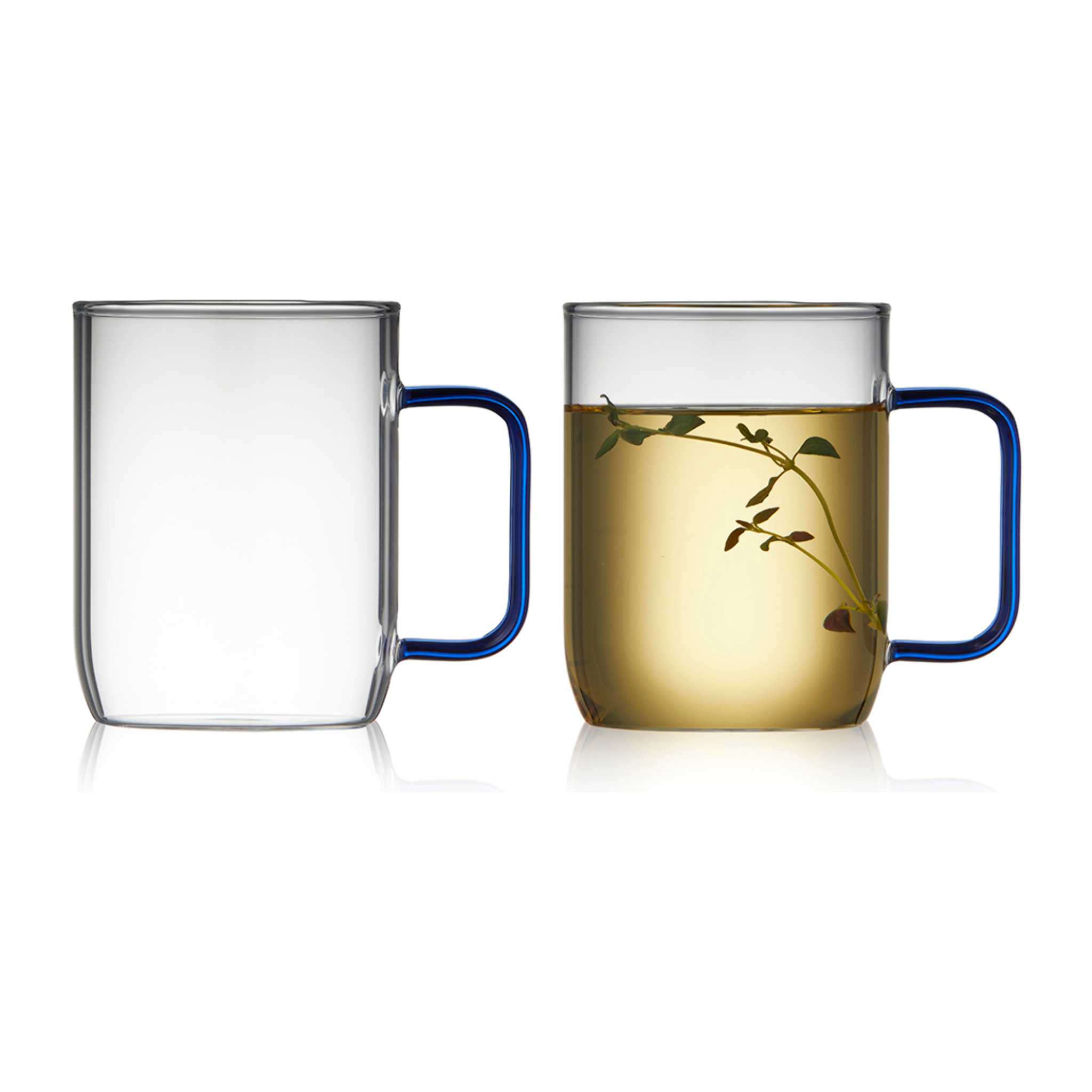 Set de 2 mugs en verre Torino 40cl