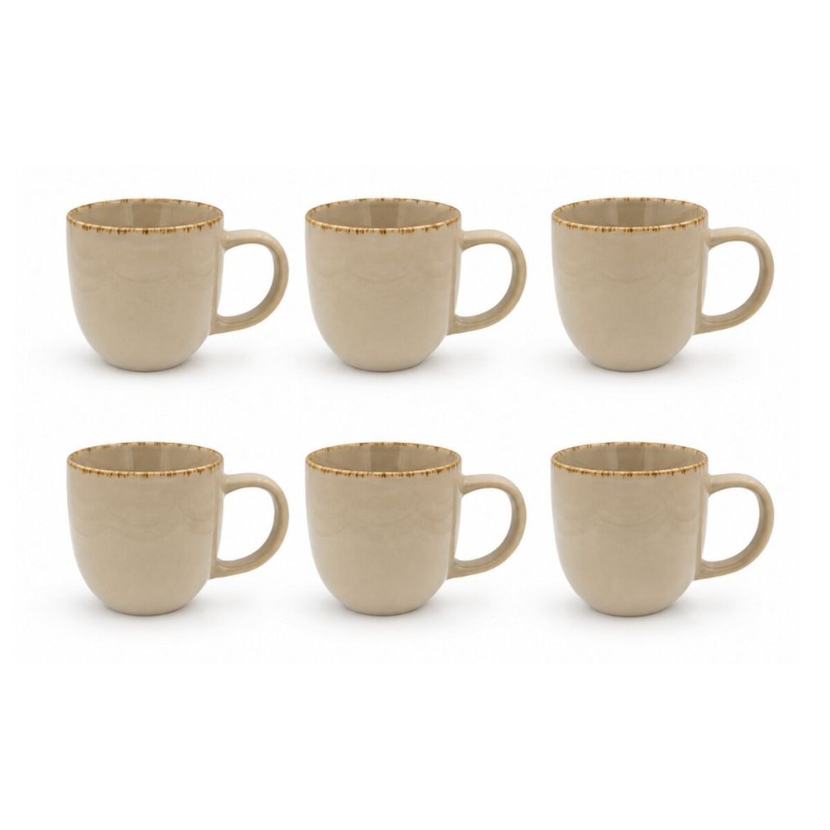 Lot de 6 mugs, DUNE