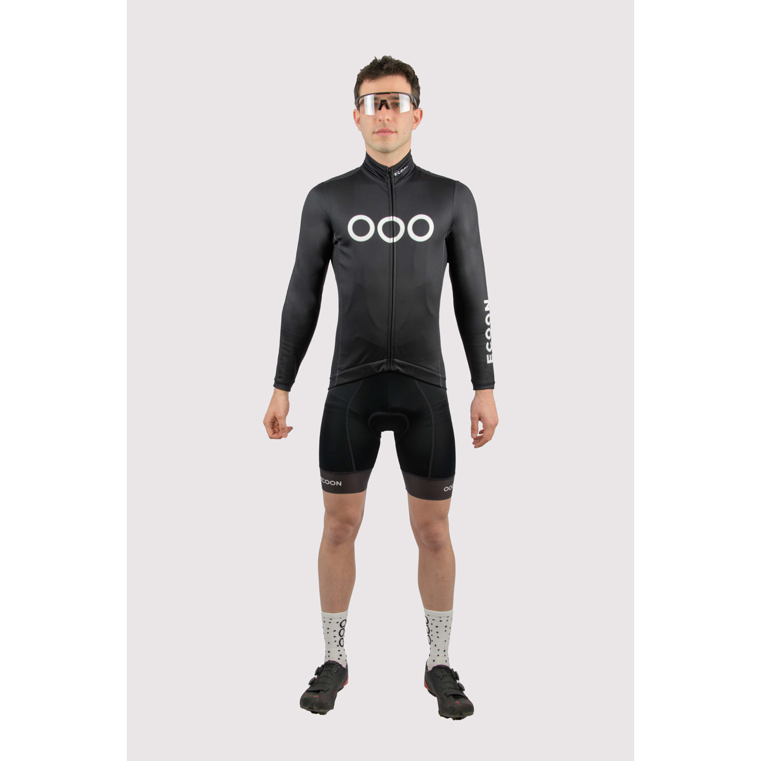 Maillot de manga larga ECOON modelo Mont Ventoux en color Negro