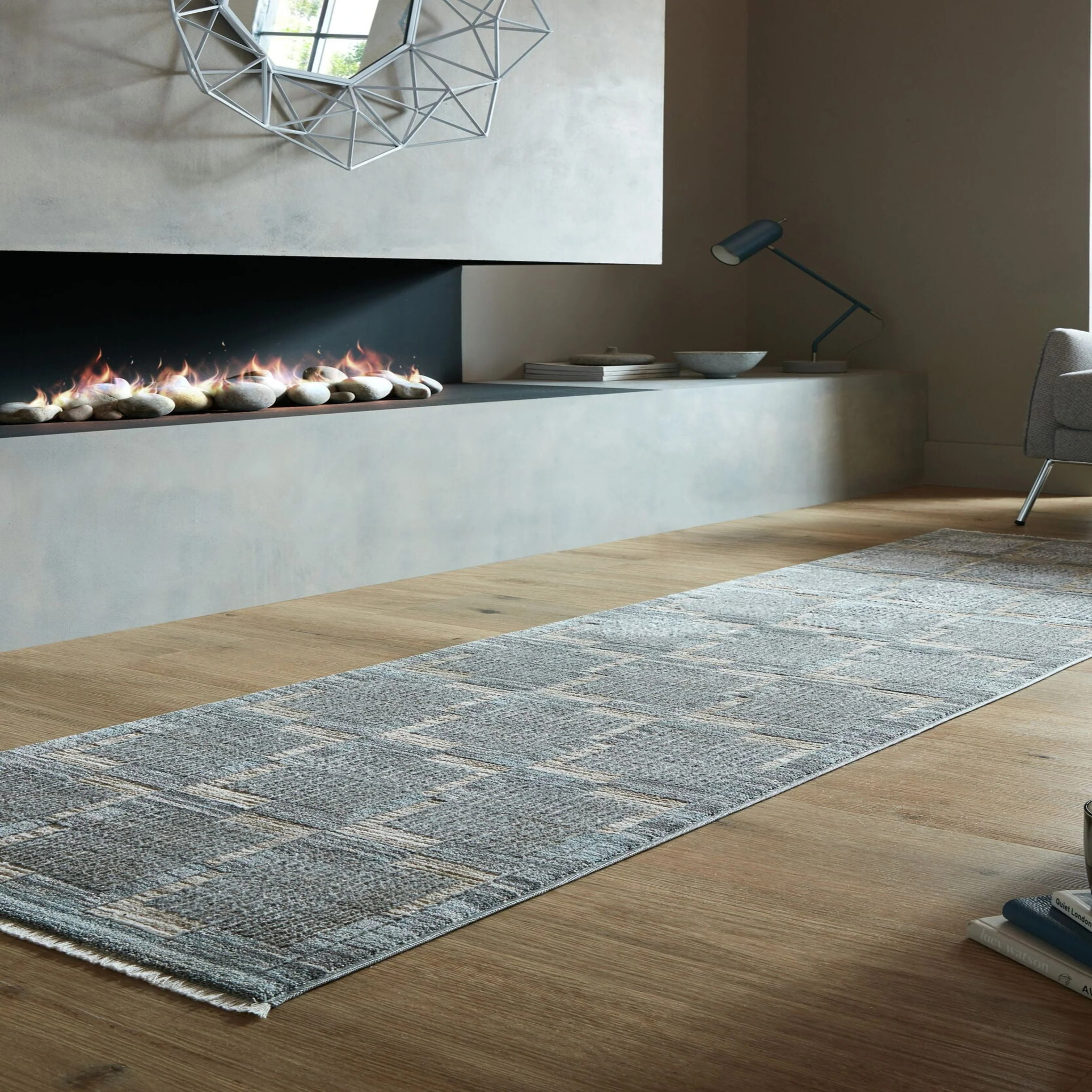Tapis de couloir EVELYN Beige