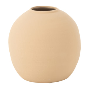 J-Line vase Cassia Rond - céramique - beige - small - Ø 29.5 cm