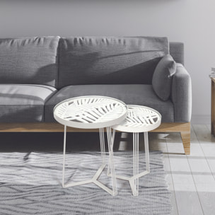 Table Gigogne Wild Blanc X2