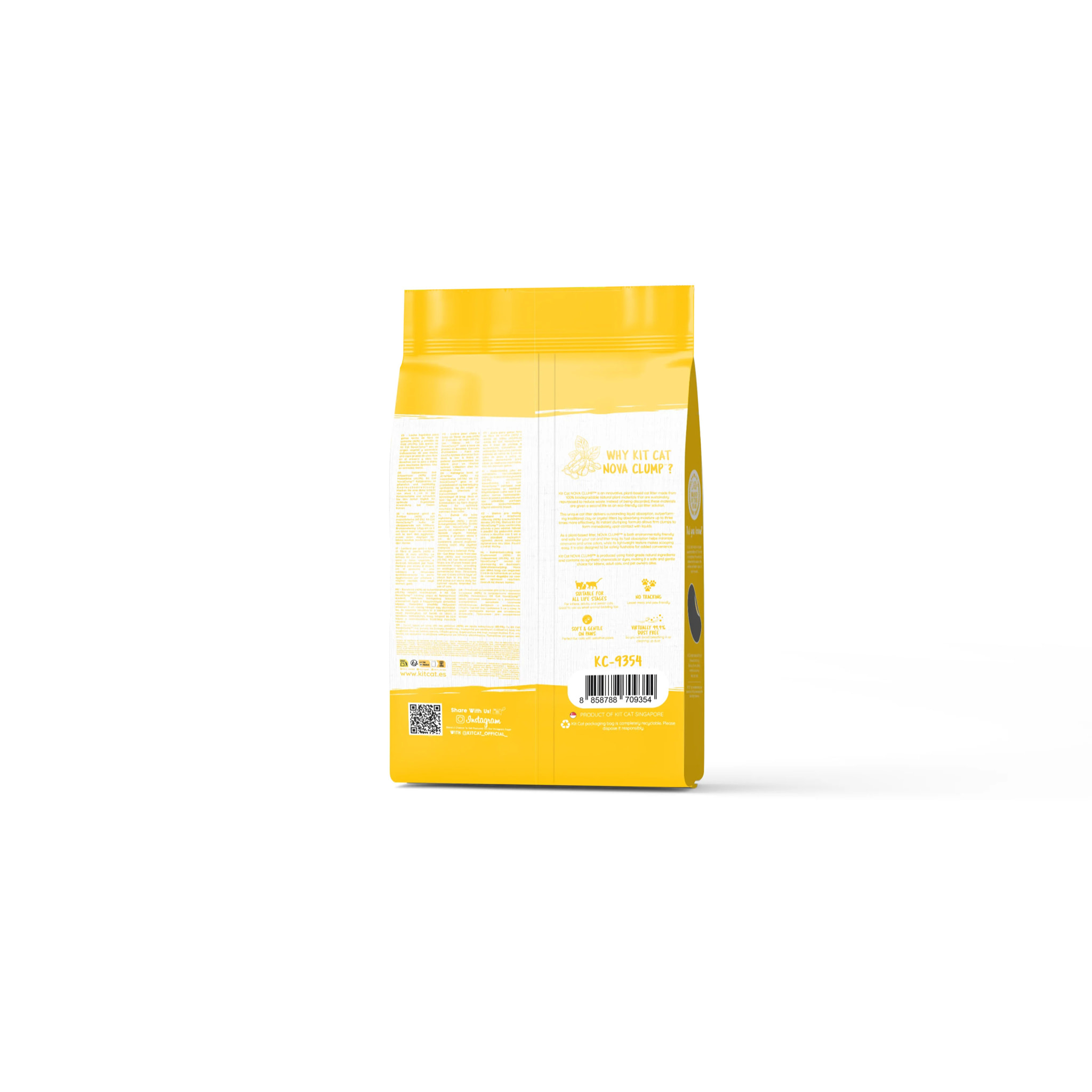 Kit Cat Arena Eco Nova - Original 7 L Arena para gatos