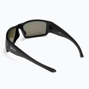 Gafas de deportes acuáticos OCEAN ARUBA - Negro mate / Revo azul