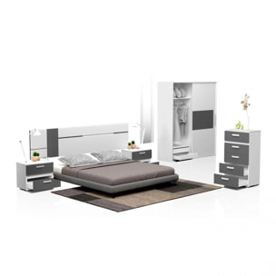 Dormitorio Ataneq Air 5C Plus Blanco - Grafito