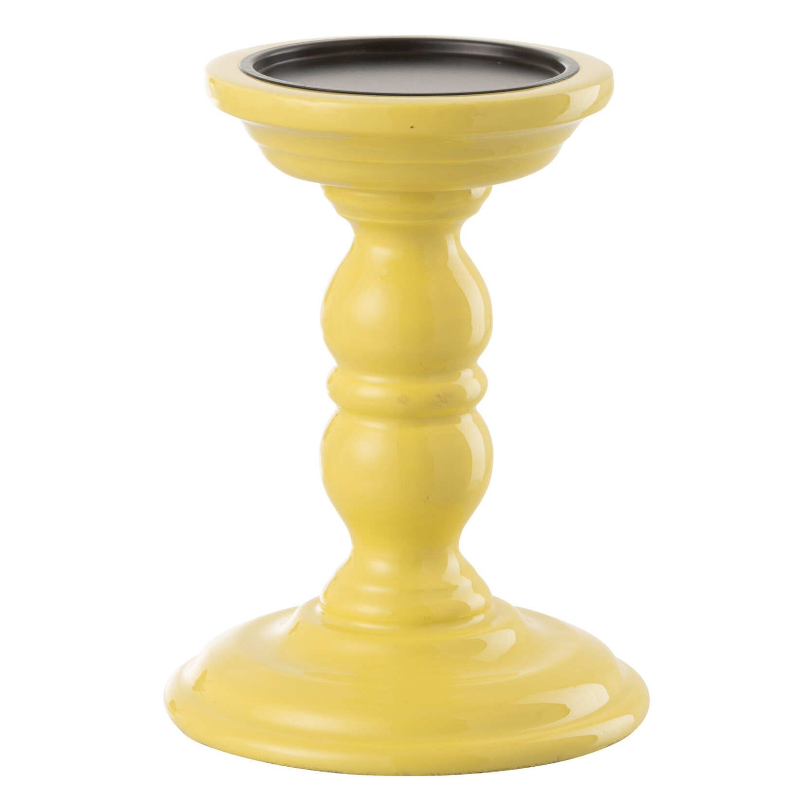J-Line chandelier Haltère - bois - jaune