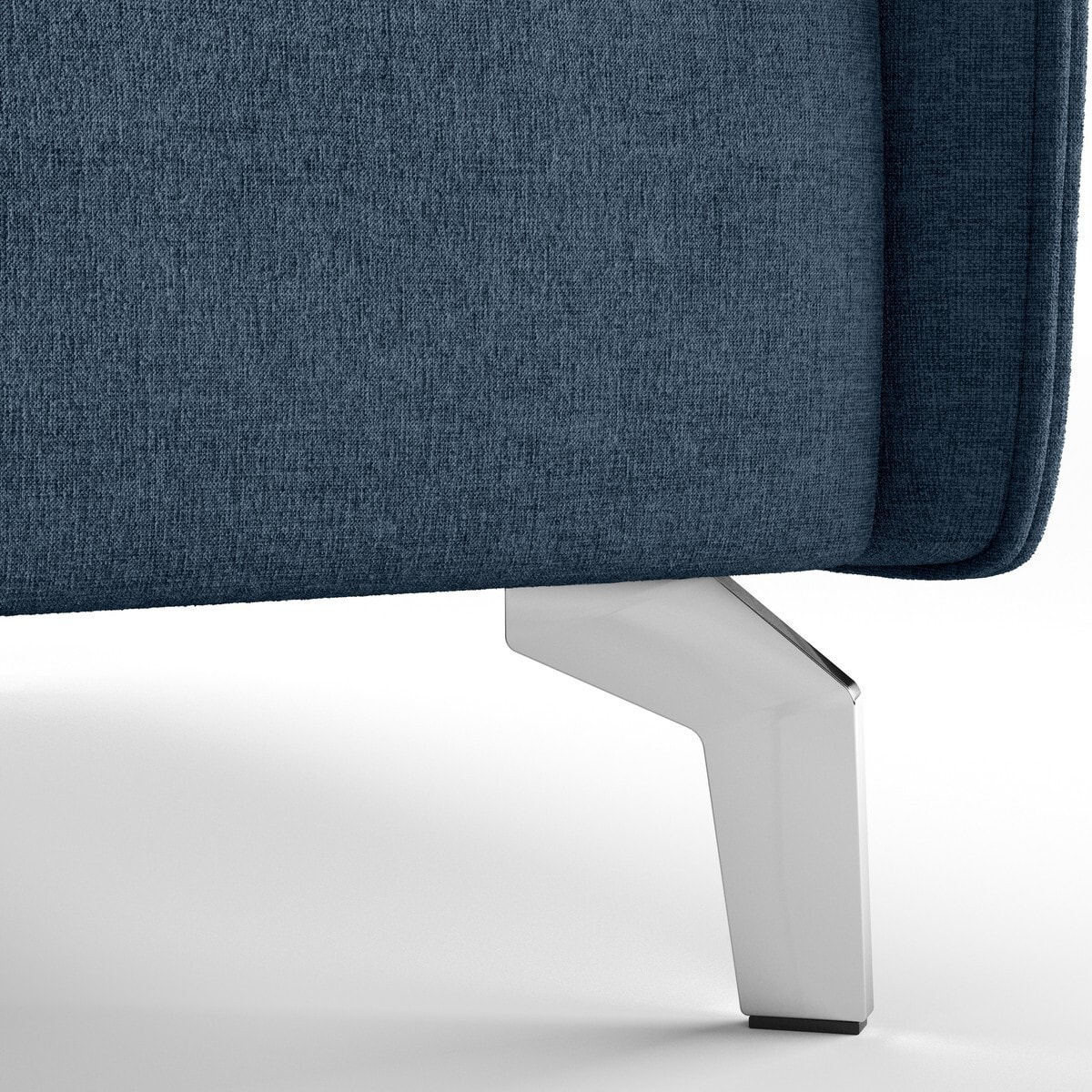 Canapé droit convertible 3 places en tissu chenille - ouverture express - NOVOLI