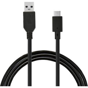 Câble USB C ESSENTIELB Câble vers USB 2M Noir compatible iPhone 17 16 15 Pro Max, Samsung Galaxy S25 S24 Ultra
