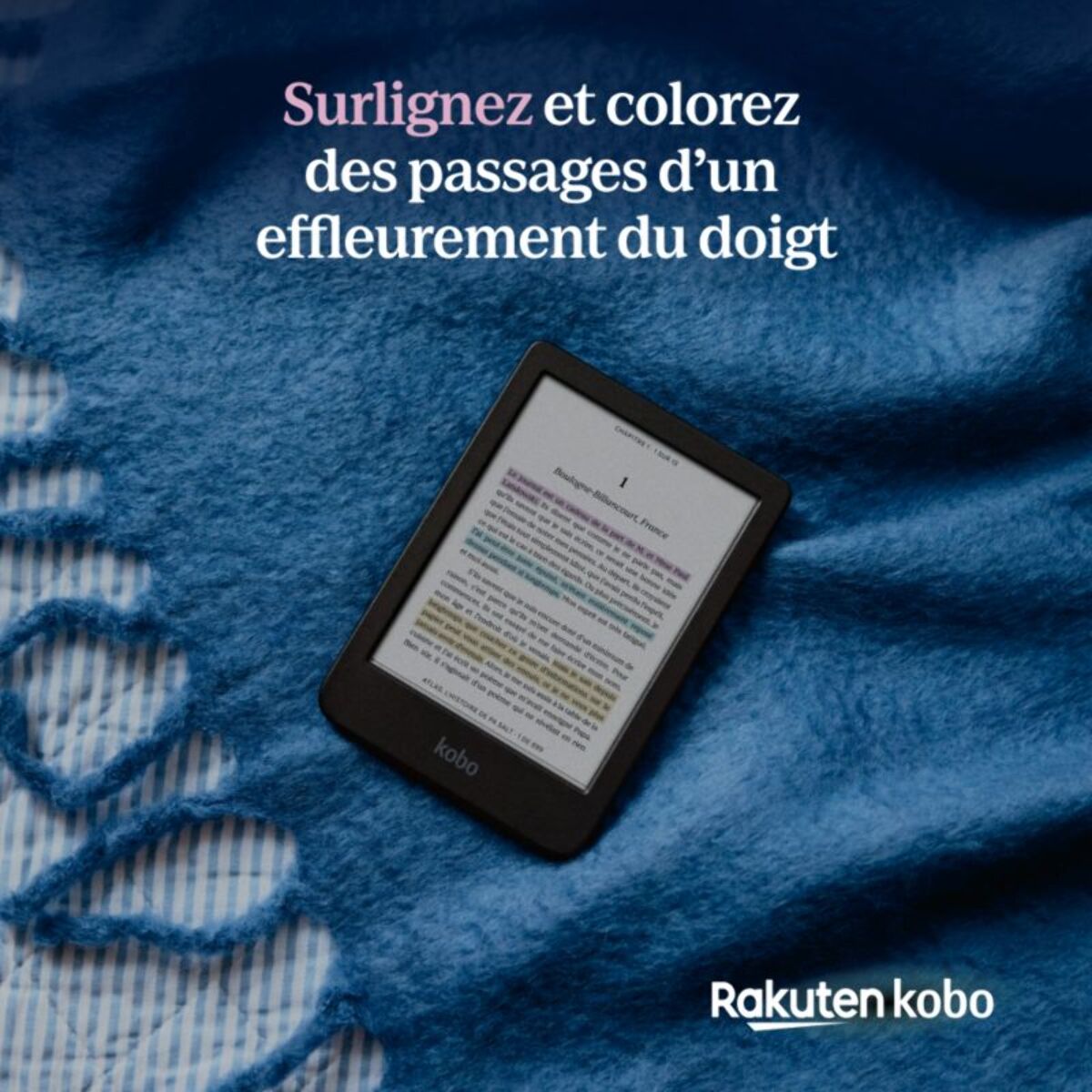 Liseuse eBook KOBO Clara Colour Noire