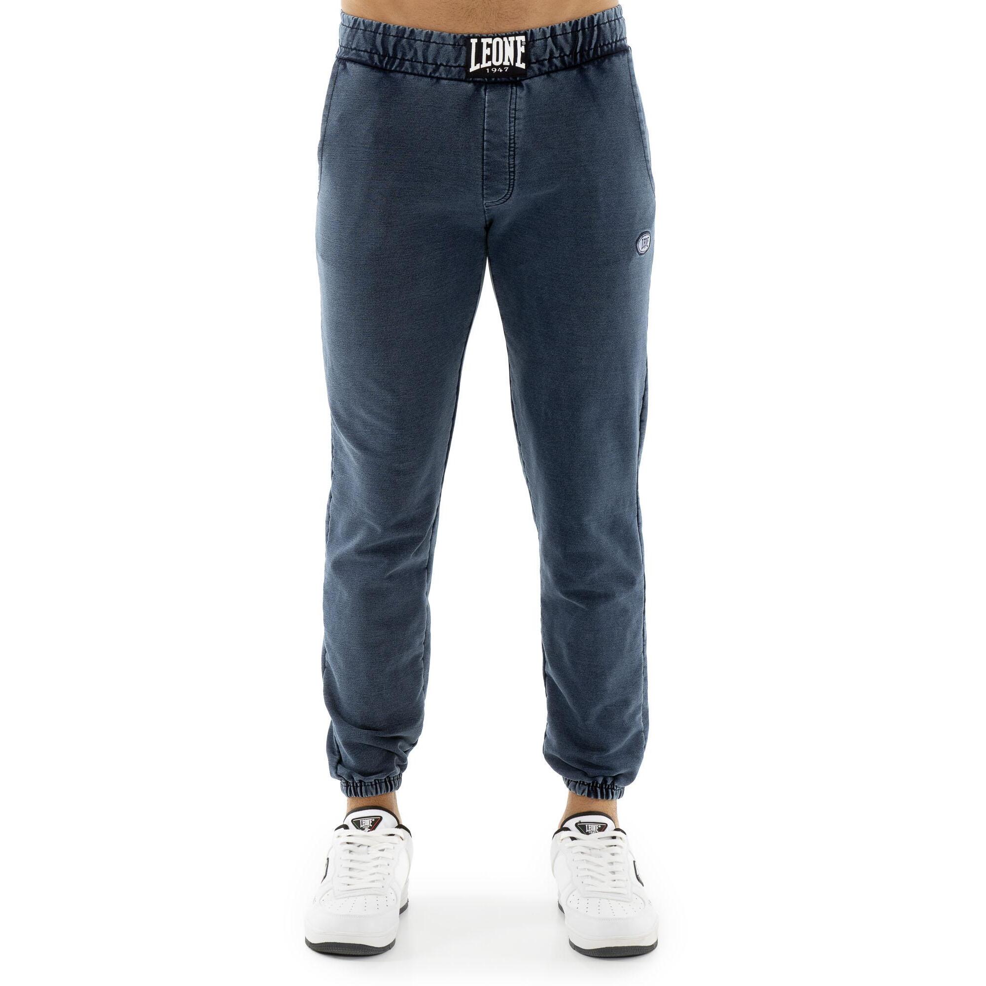 Pantaloni sportivi da uomo non garzati Leone Denim