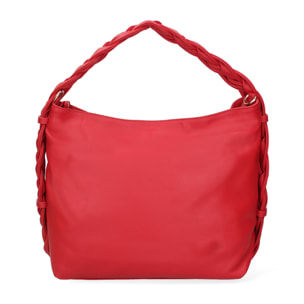 Borsa a spalla da donna In Vera pelle Made in Italy 31x26x12 cm