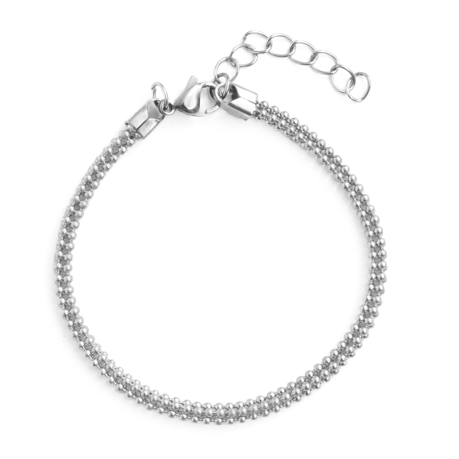 Pulsera Dahdan acabado rodio