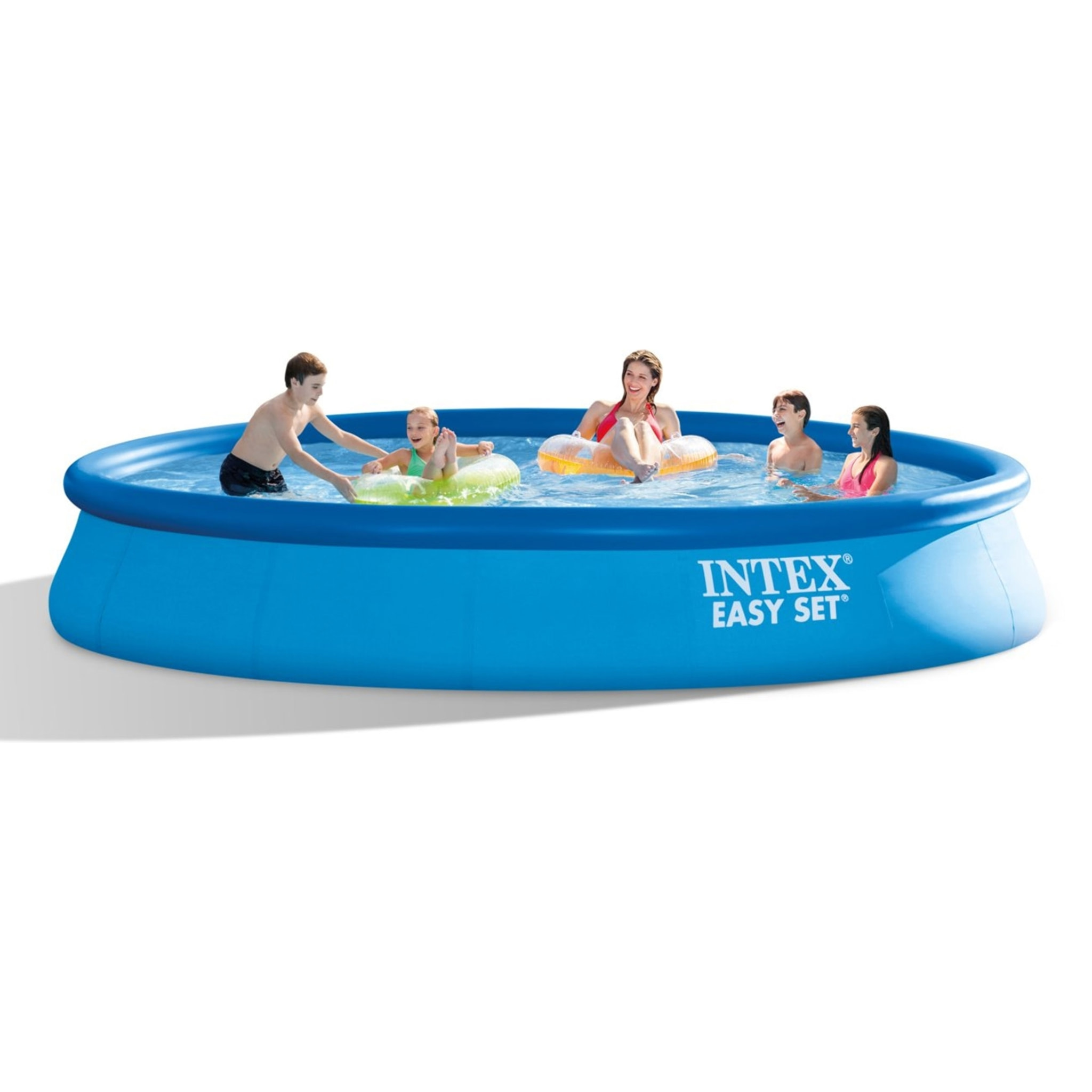 Intex Piscina Easy Set rotonda con Pompa Filtro, 457x84 cm