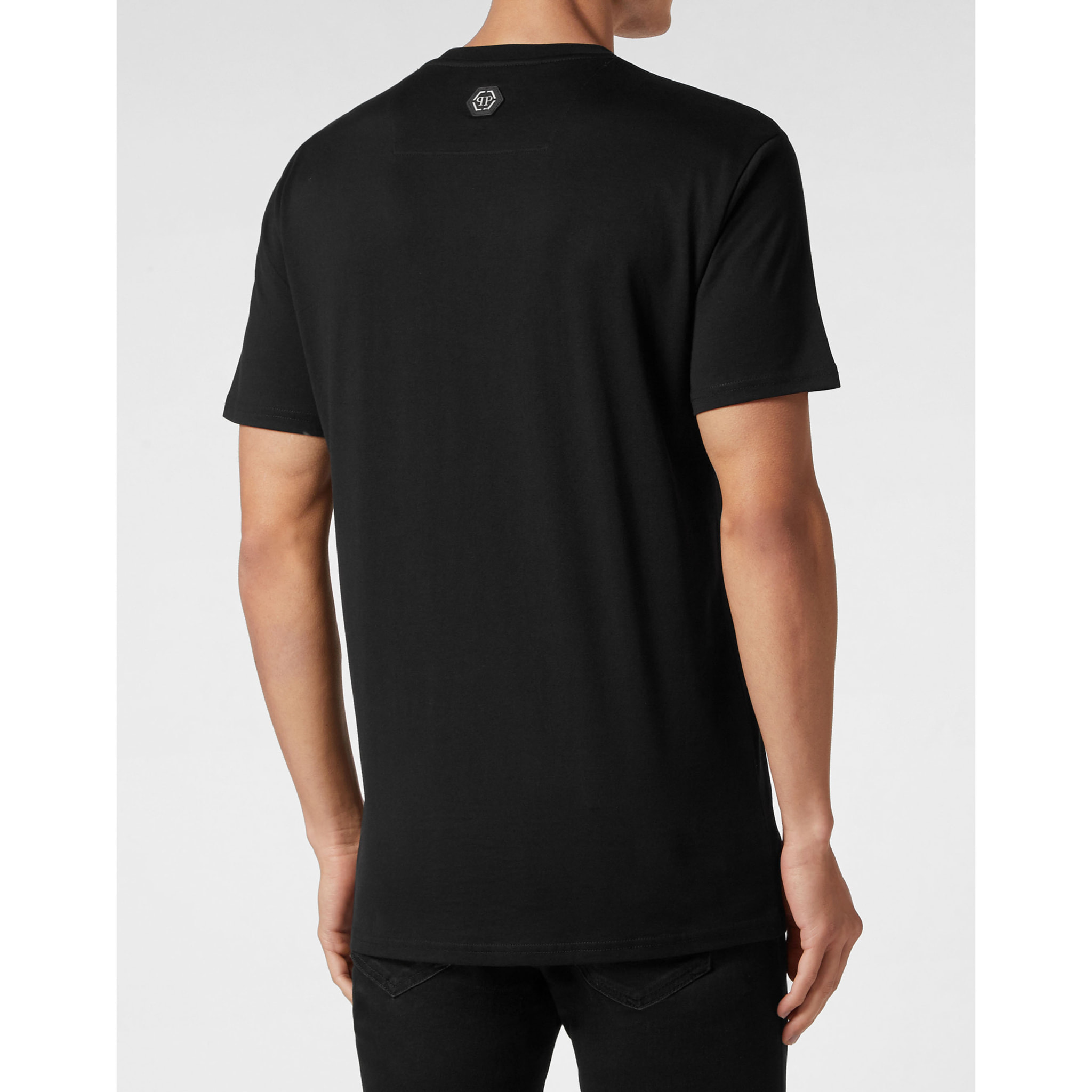 PHILIPP PLEIN T-Shirt Round Neck CHROME