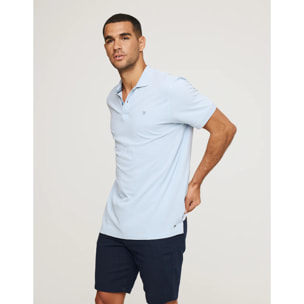 Polo Manga Corta Algodón Azul - Tome