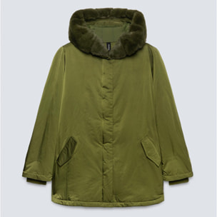 Fiorella Rubino - Parka imbottito con cappuccio - Verde