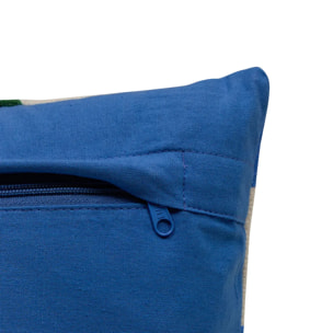 Coussin Hary bleu 50x30cm
