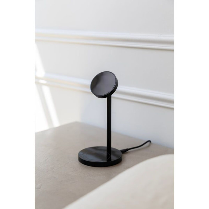 Chargeur CASYX 2 en 1  Charge rapide Qi2 noir