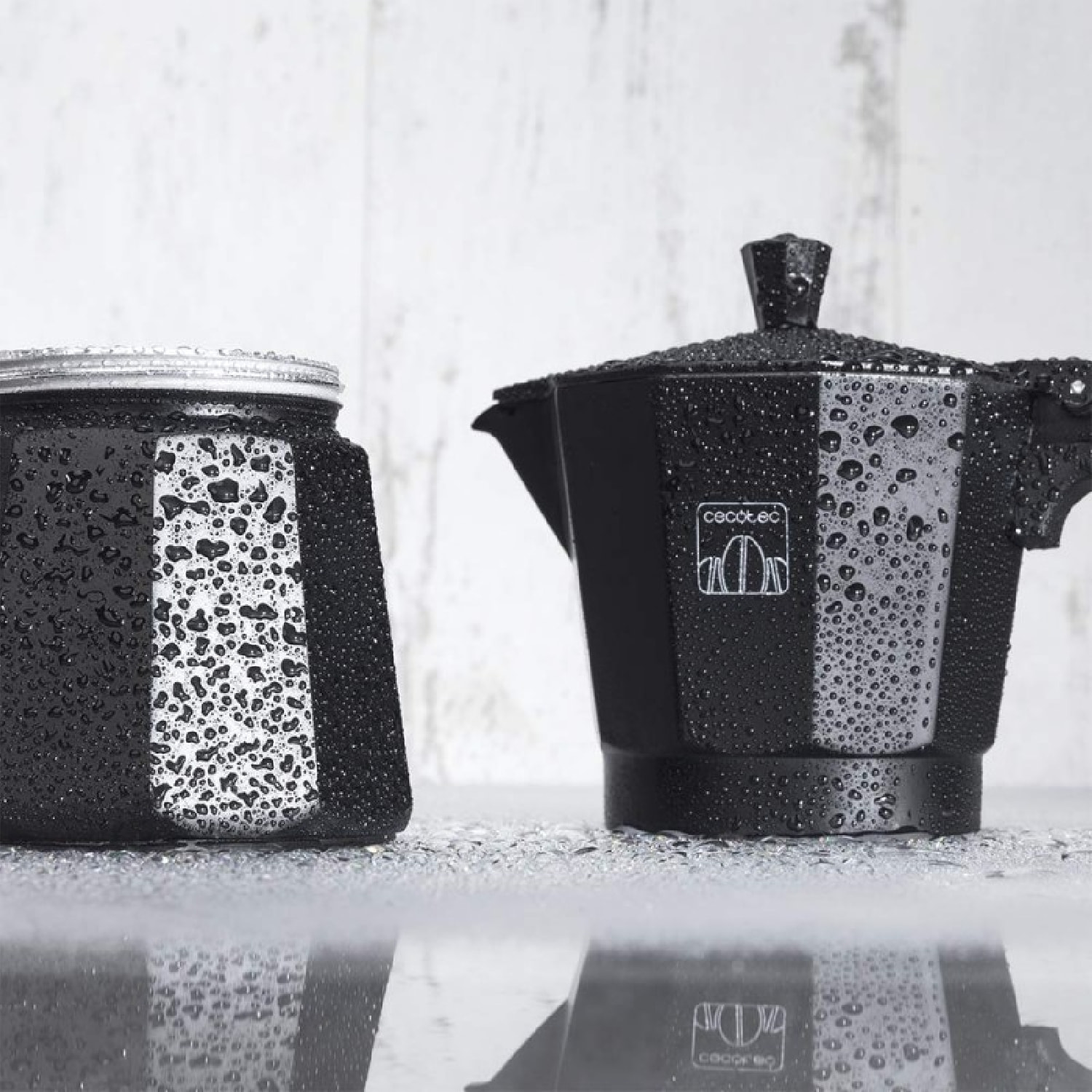 Cecotec Cafetera Italiana MokClassic 600 Black. Fabricada en Aluminio Fundido Ha