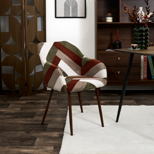 Fauteuil Patchwork Cotele Scott - Lot De 2