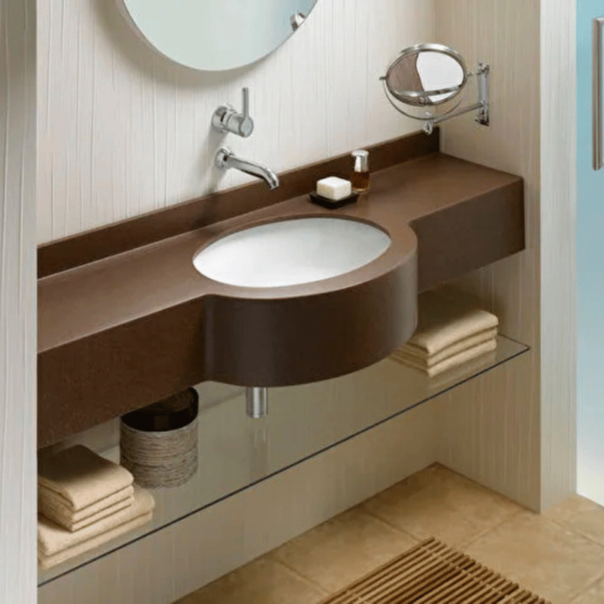 Vasque à encastrer par le dessous S20 42 cm