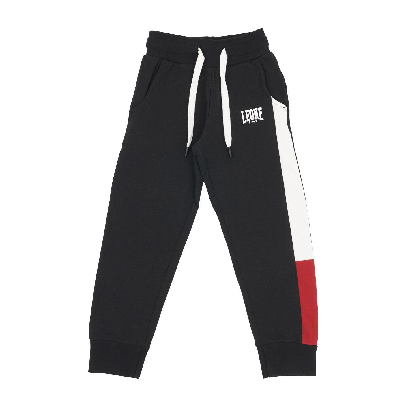 Pantaloni in felpa da bambino con banda bicolor Junior Class