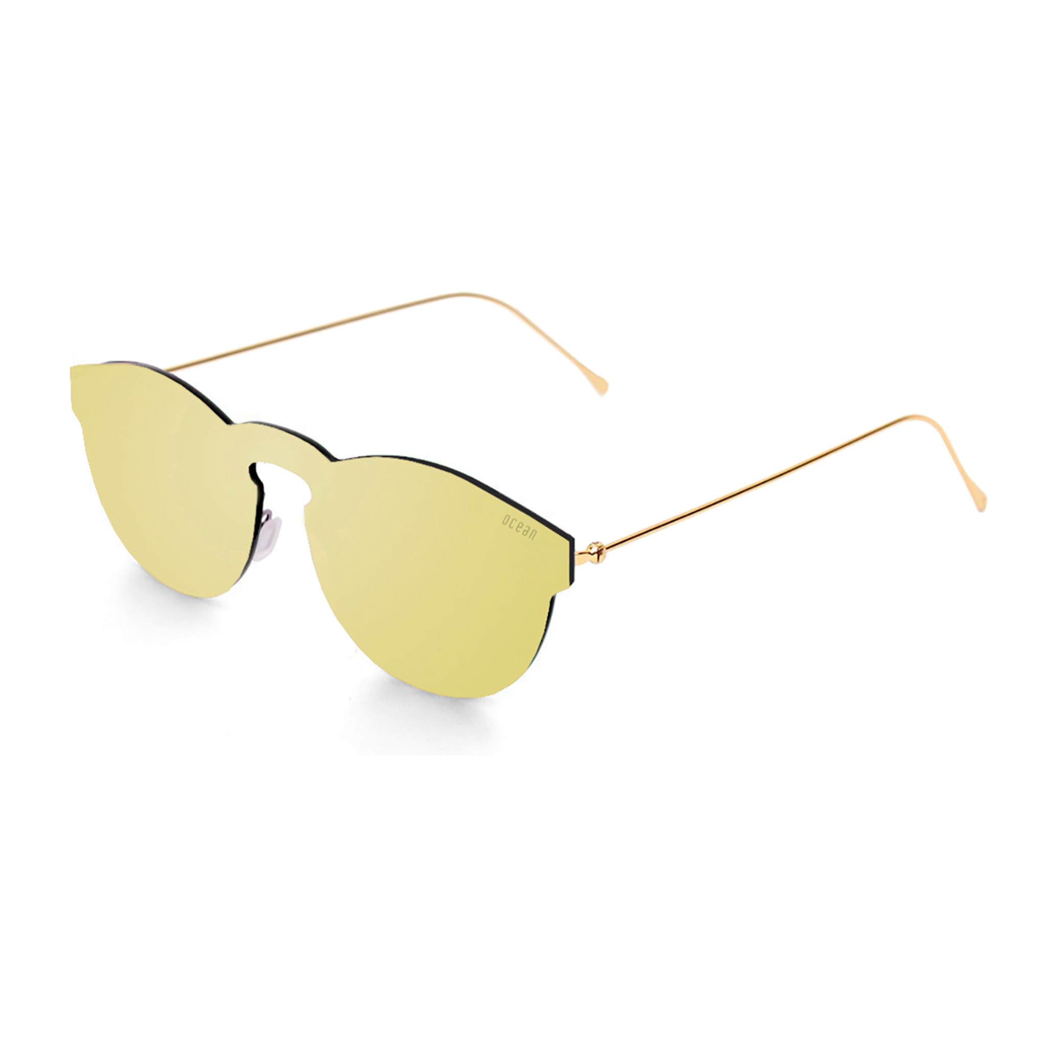 Gafas de sol OCEAN BERLIN - Plana dorado con patillas metálicas doradas