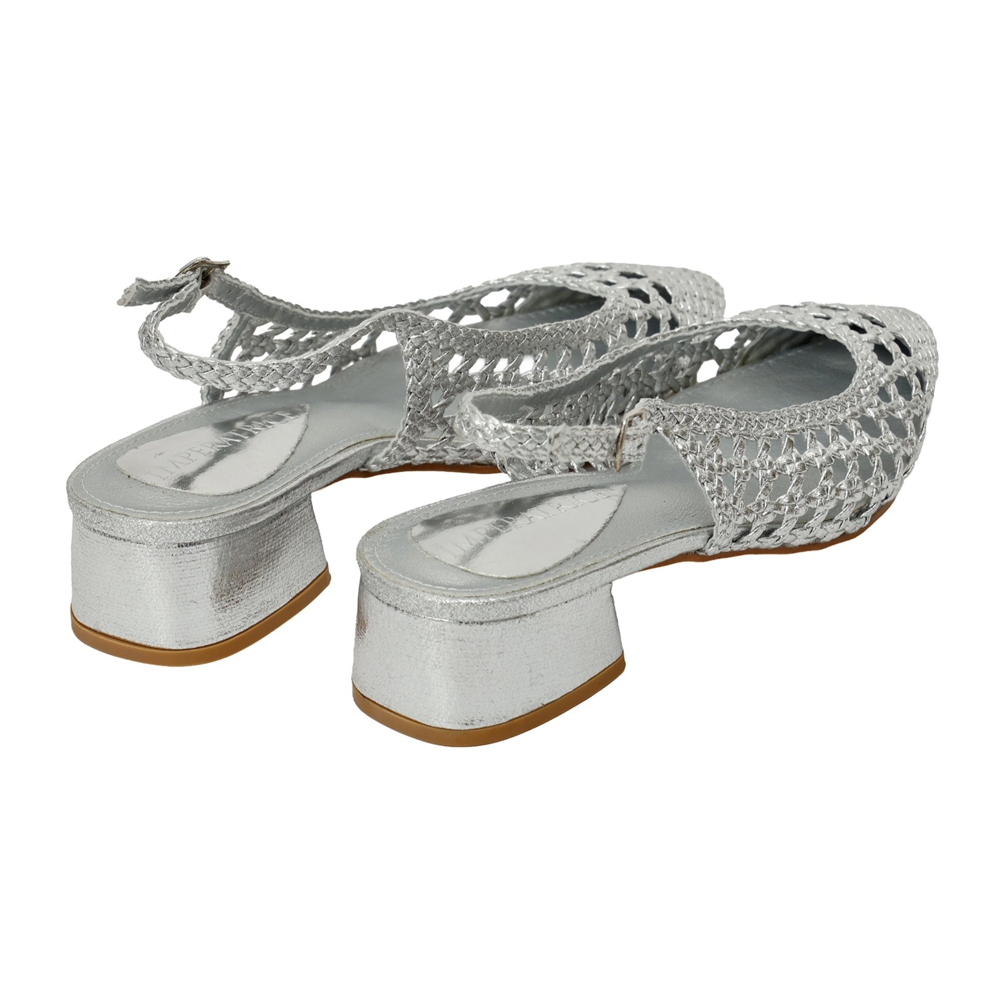 Sandali intreccio - tacco 4,5 cm