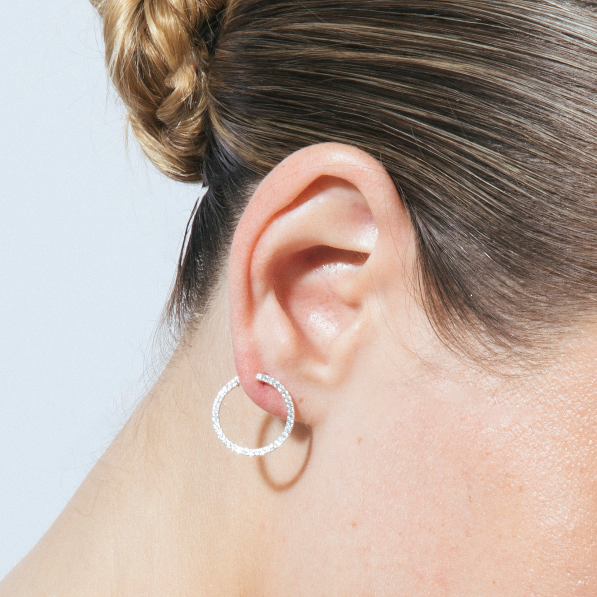 Pendientes acabado en Plata de Ley 925
