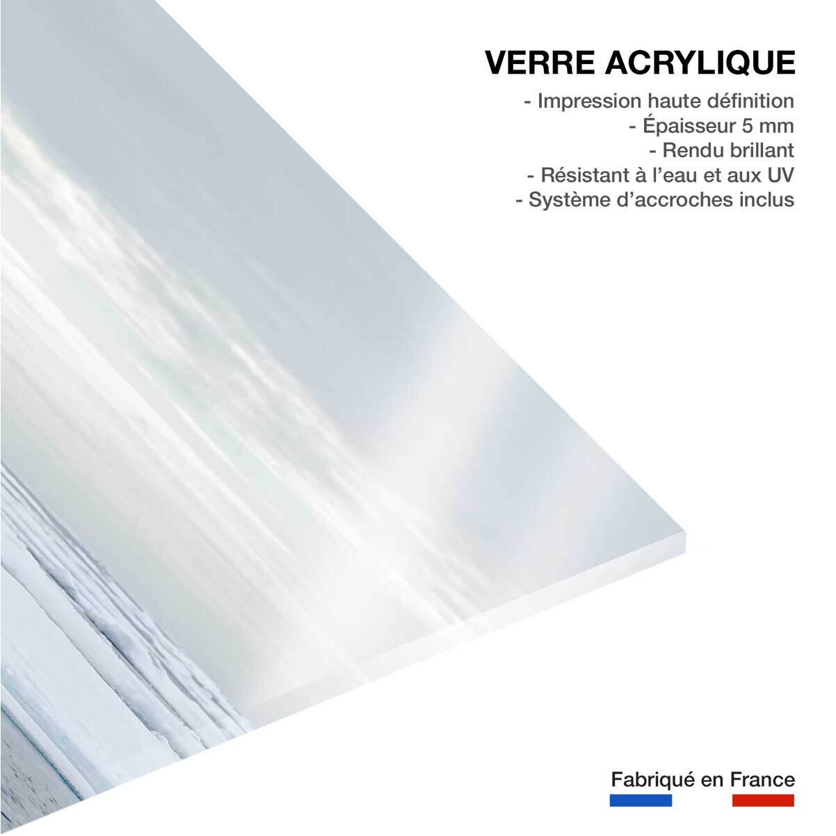 Tableau ours blanc sur la banquise Tableau plexiglas