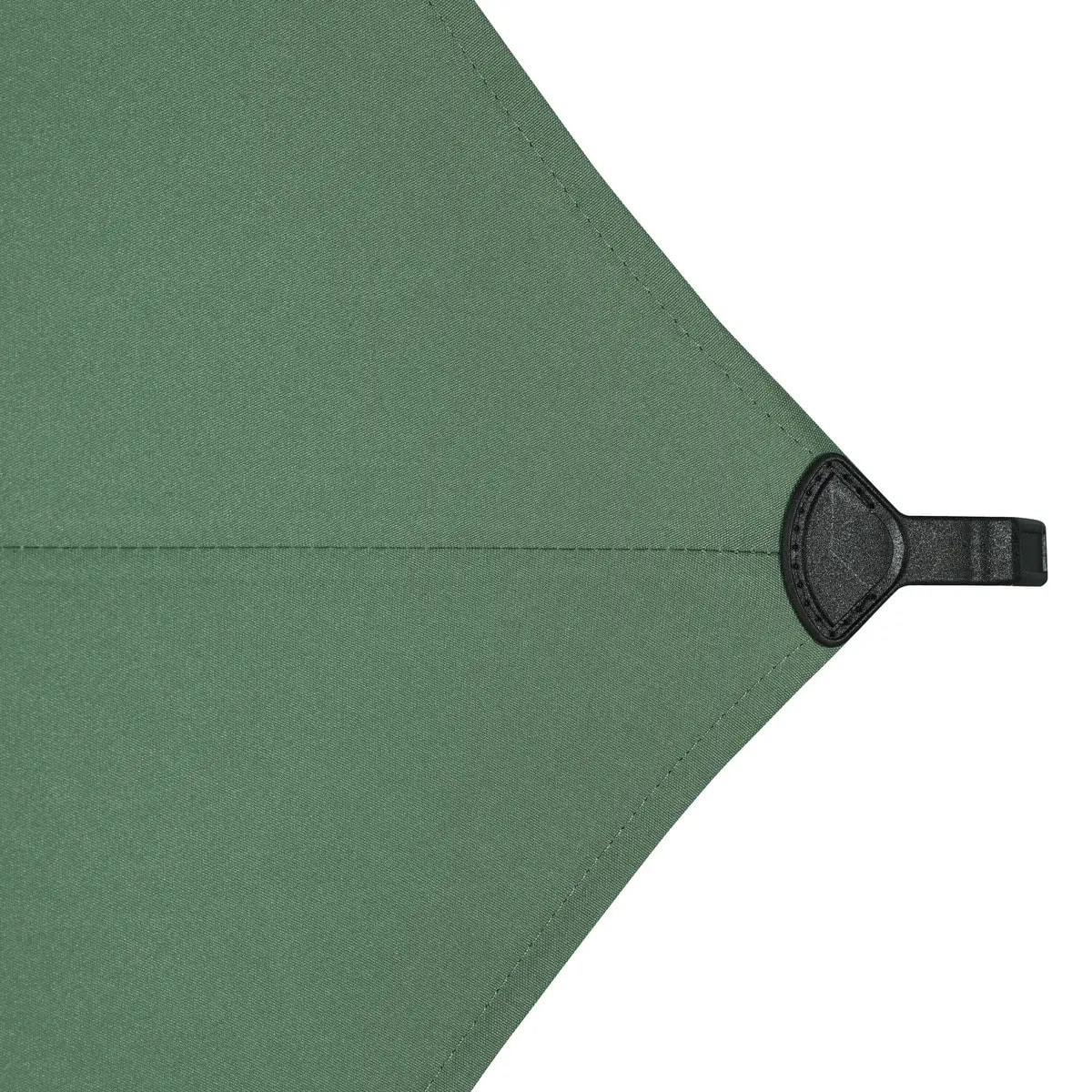 Parasol droit rond inclinable Loompa 3m vert olive