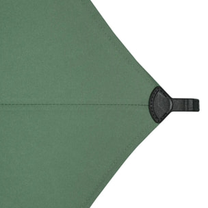 Parasol droit rond inclinable Loompa 3m vert olive