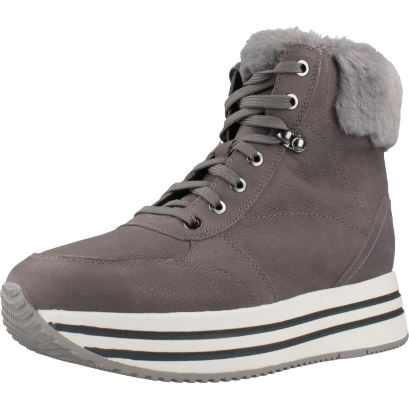 Botines Mujer de la marca GEOX  modelo D KENCY GRIS