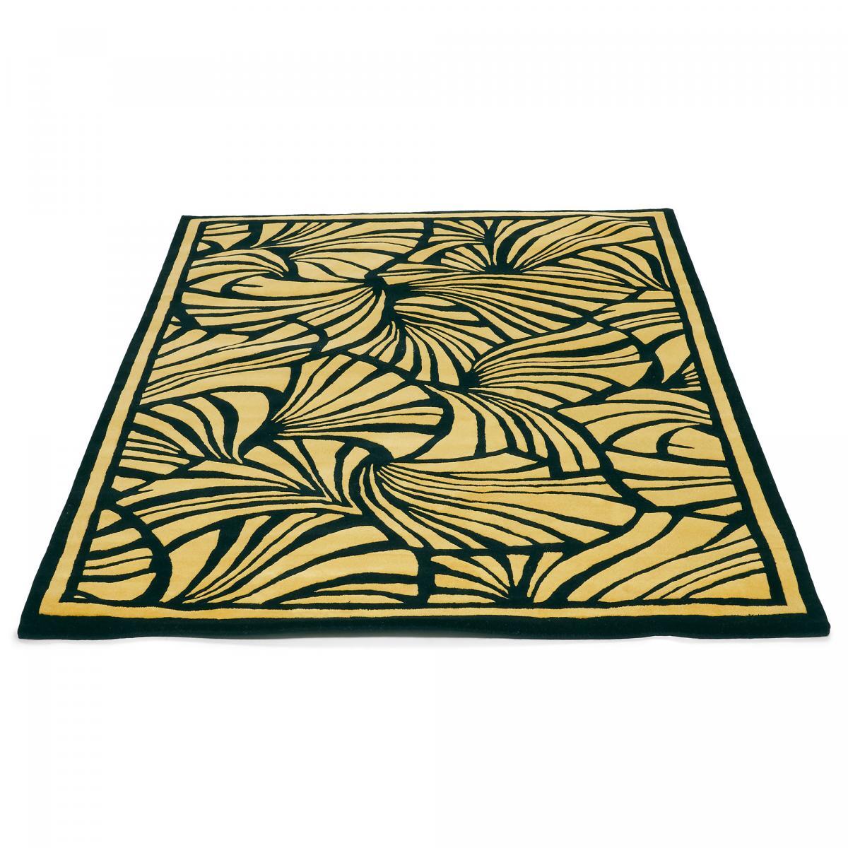 Tapis salon et chambre fait à la main en laine motif abstrait YOIL