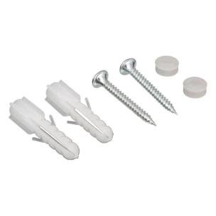 Patère Aly 4 têtes L45cm bois clair gris