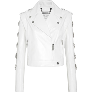 PHILIPP PLEIN Leather Biker