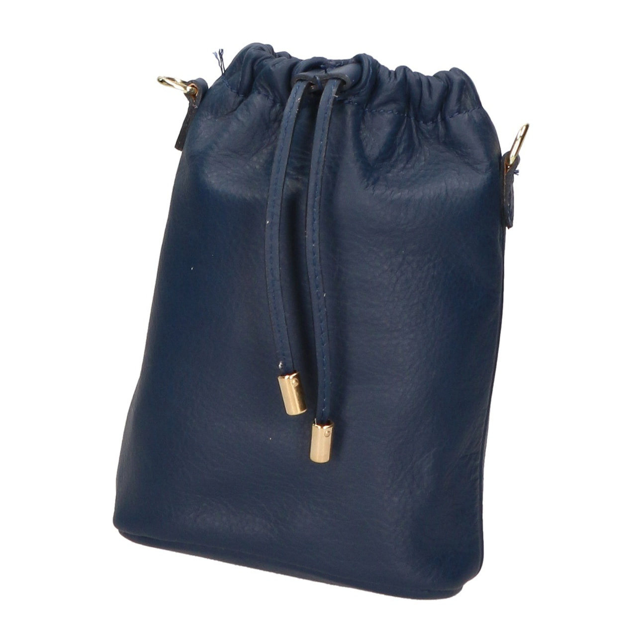 Borsa a sacca da donna - Modello Angela - Vera pelle - 16.0 x 20.0 x 7.0 cm
