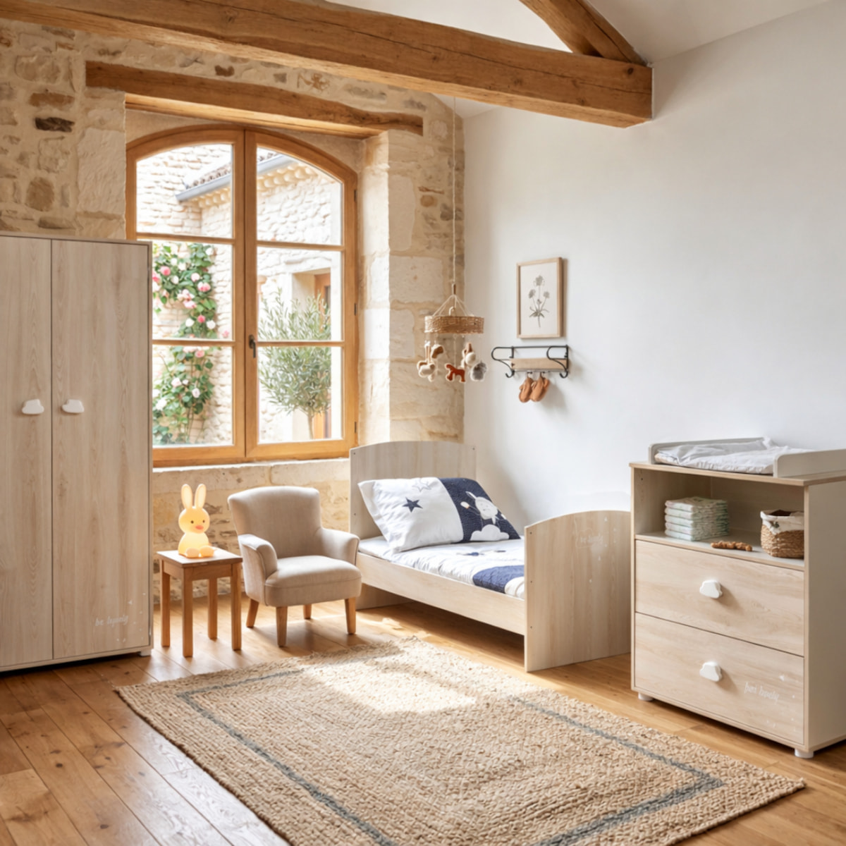 Lit évolutif 140x70 en bois