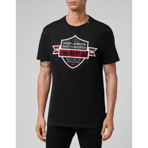 PHILIPP PLEIN Camiseta de cuello redondo y manga corta CREST